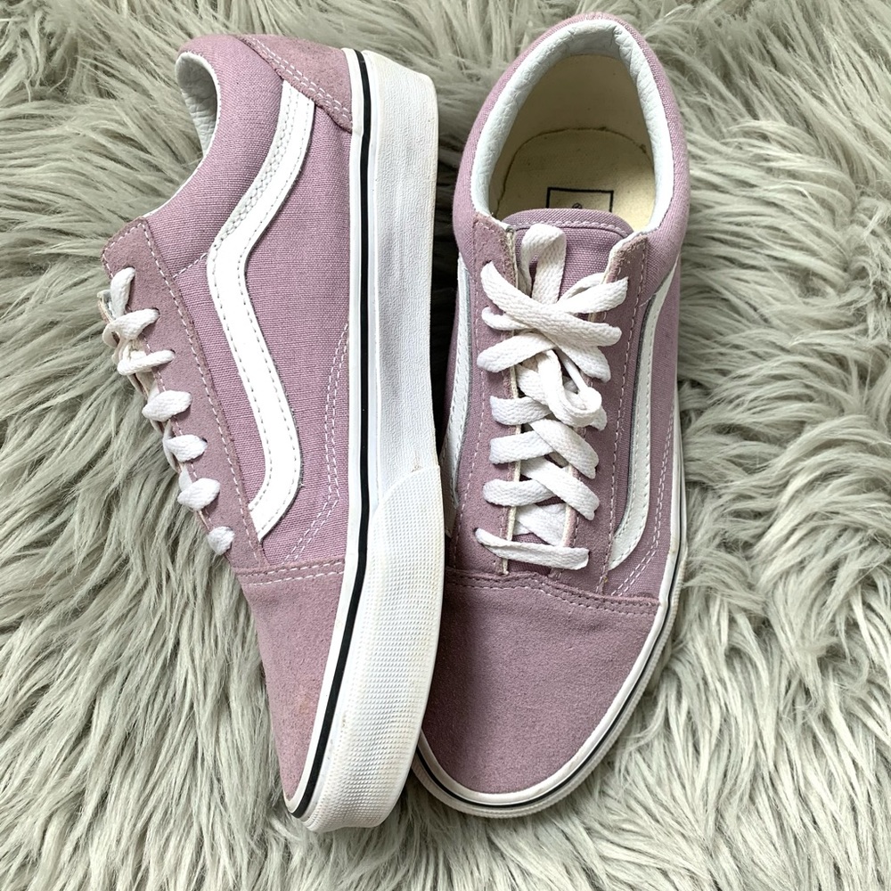 Raspberry colored Vans